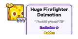 ps99 golden huge firefighter dalmatıan 