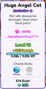 PS99 HUGE ANGEL CAT