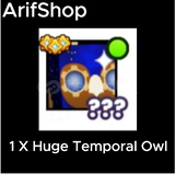 PS99 - HUGE TEMPORAL OWL - ANINDA TESLİMAT