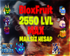 BF MAX 2550-2600 LEVEL GODHUMAN MAİLSİZ HESAP