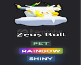 PS99 EN GÜÇLÜ PET Rainbow Shiny Zeus Bull 135t 