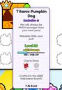 PS99 Titanic Pumpkin Dog