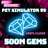 !! PS99 UCUZ FİYATA 500M GEMS !!