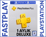 PSN PLUS DELUXE 1 AY + GARANTİ+DESTEK PS4/PS5