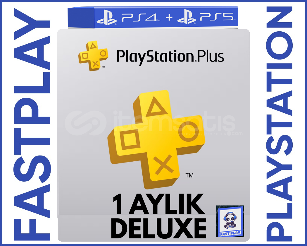 PSN PLUS DELUXE 1 AY + GARANTİ+DESTEK PS4/PS5 PSN PLUS DELUXE 1 AY + GARANTİ+DESTEK PS4/PS5