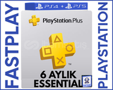 PSN PLUS ESSENTİAL 6 AY + GARANTİ PS4/PS5