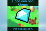 (PSX) 3 Milyar Elmas - Pet Simulator X Roblox