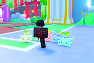 psx99 5 adet Rainbow blooming axolotl psx99 5 adet Rainbow blooming axolotl