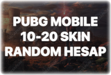 PUBG 10-20 SKIN GARANTİLİ RANDOM