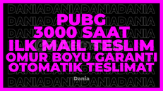 PUBG+3 OYUN 3000 SAAT | GARANTİ