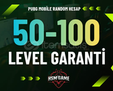 PUBG 50-100 LEVEL GARANTİLİ RANDOM HESAP