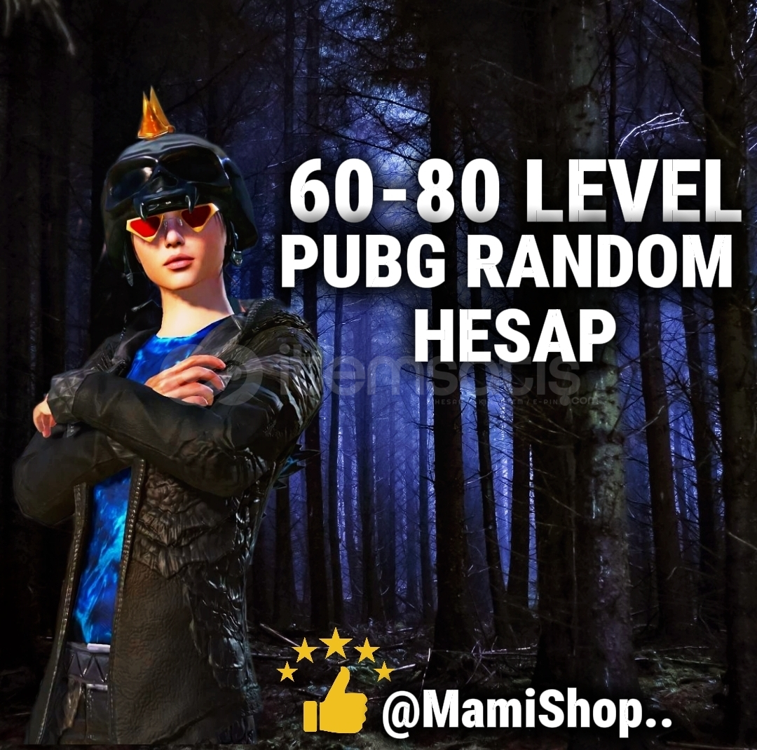 ⭐️PUBG 60-80 LEVEL RANDOM HESAP⭐️ ⭐️PUBG 60-80 LEVEL RANDOM HESAP⭐️
