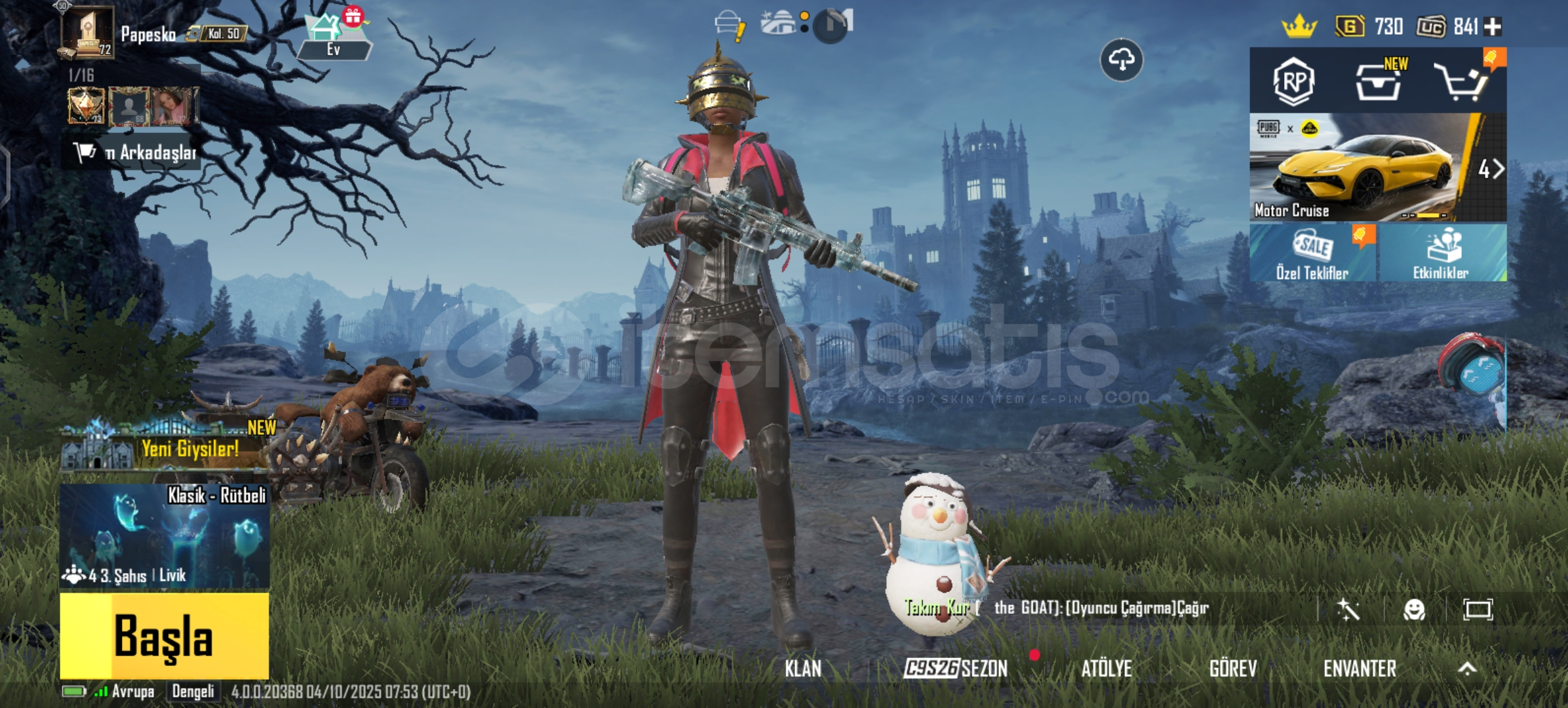 Pubg 72 sv buz 5 saglam hesap Pubg 72 sv buz 5 saglam hesap