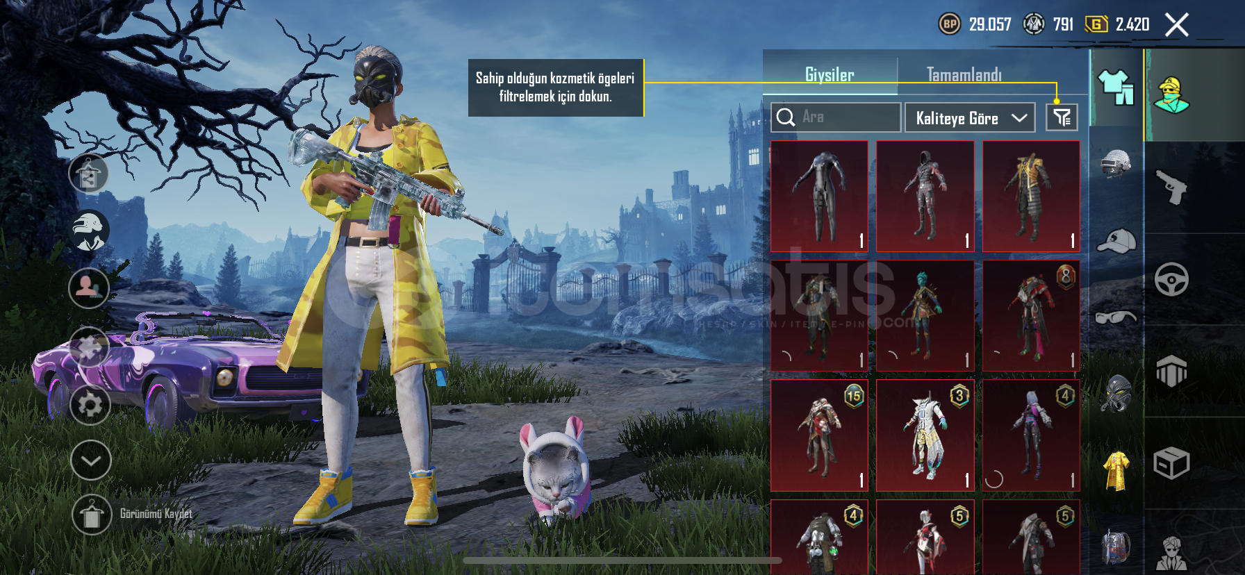 PUBG GARANTİ BUZ DİYARI HESAP PUBG GARANTİ BUZ DİYARI HESAP