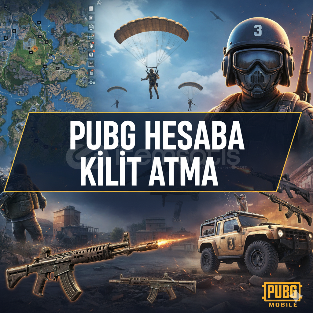 PUBG HESAP KİLİT ATMA DETAYLI ANLATIM PUBG HESAP KİLİT ATMA DETAYLI ANLATIM