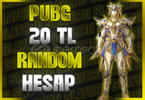 ⭐ PUBG⭐HIZLI ⭐20TL⭐ RANDOM HESAP⭐