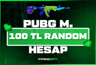 PUBG M 100 TL ULTRA PREMİUM RANDOM HESAP
