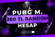 PUBG M 200 TL ULTRA PREMİUM RANDOM HESAP