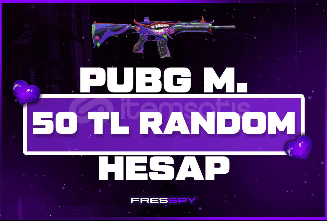 PUBG M RANDOM 50 TL PRİME RANDOM HESAP PUBG M RANDOM 50 TL PRİME RANDOM HESAP