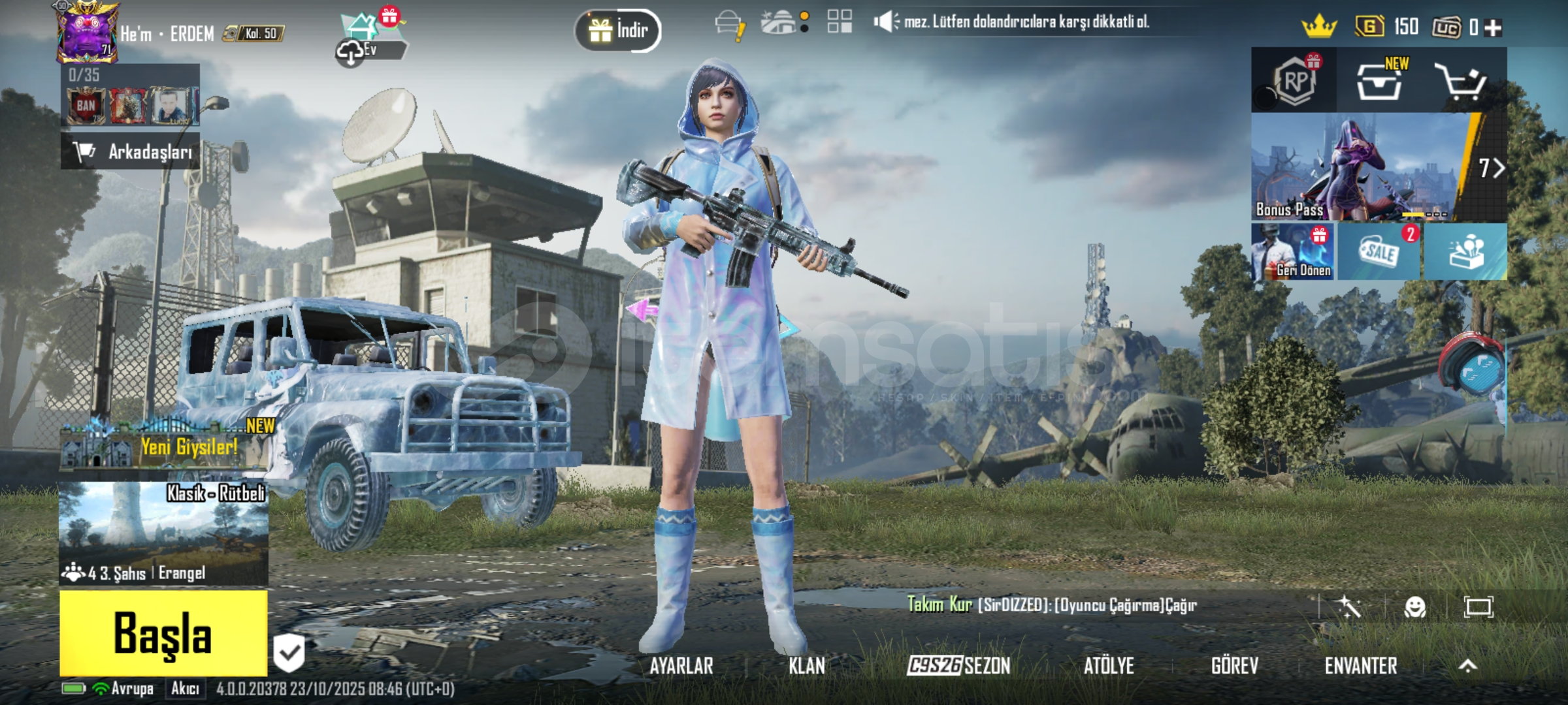 Pubg mobil emek hesabı Pubg mobil emek hesabı