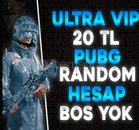 Pubg mobile 20 TL random hesap 