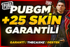 ⭐ Pubg Mobile 25-250 Skin Şifre Değişen Random