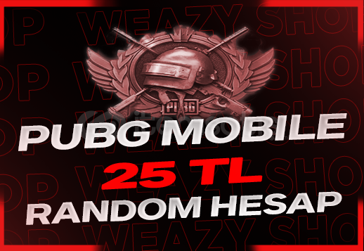 PUBG MOBİLE 25 TL RANDOM HESAP! PUBG MOBİLE 25 TL RANDOM HESAP!