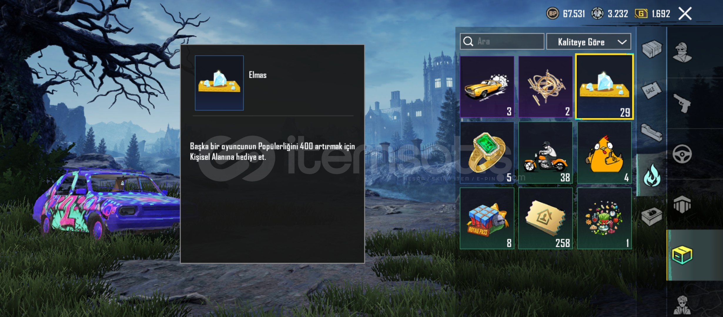 PUBG MOBİLE 30 K POP 258 EV OYU ÇOK UYGUNA PUBG MOBİLE 30 K POP 258 EV OYU ÇOK UYGUNA