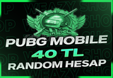 PUBG MOBİLE 40 TL RANDOM HESAP