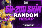 ⭐ Pubg Mobile 50-200 Skin Şifre Değişen Random