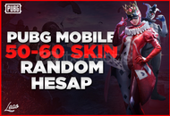 ⭐ PUBG Mobile 50-60 SKIN Random Hesap | 7/24 Oto