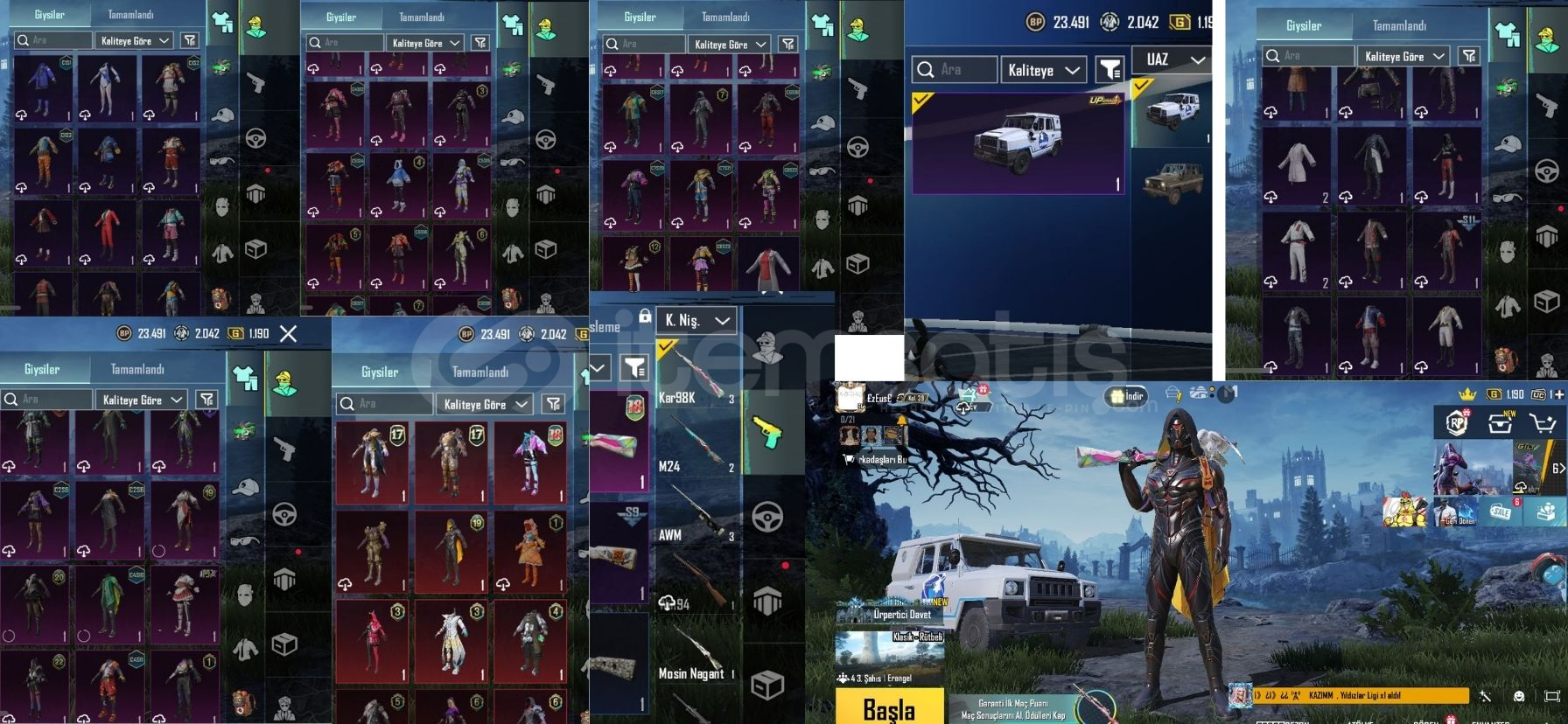???? PUBG Mobile 7 Yıllık Koleksiyon Hesabı – Full ???? PUBG Mobile 7 Yıllık Koleksiyon Hesabı – Full