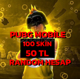 ⭐️PUBG MOBİLE 50 TL 100 SKİN RANDOM HESAP⭐️