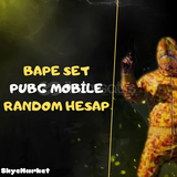 ⭐PUBG MOBİLE BAPE SET RANDOM HESAP⭐