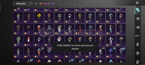 Pubg mobile buz 5 kombinlik hesap