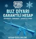 PUBG MOBİLE BUZ DİYARI GARANTİLİ RANDOM HESAP 