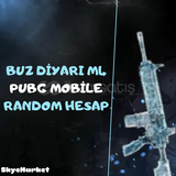 ⭐PUBG MOBİLE BUZ DİYARI M4 RANDOM HESAP⭐