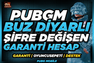 ⭐Pubg Mobile BUZ DİYARLI Şifre Değişen Random⭐