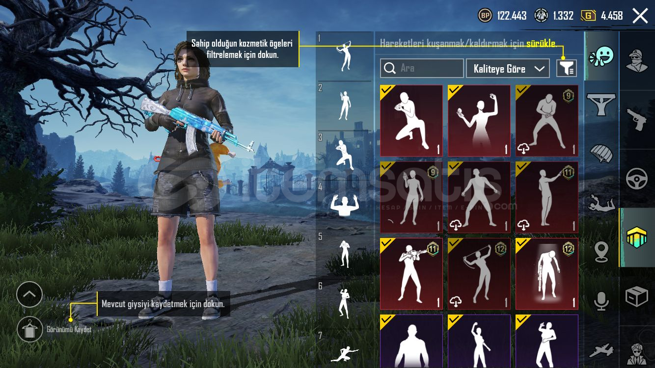 Pubg Mobile dolu hesap