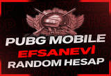 PUBG MOBİLE EFSANEVİ RANDOM HESAP!