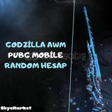 ⭐PUBG MOBİLE GODZİLLA AWM RANDOM HESAP⭐