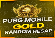 PUBG MOBİLE GOLD RANDOM HESAP!