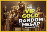 PUBG MOBİLE GOLD VİP RANDOM HESAPLAR 