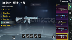 Pubg Mobile Hesap Buz m416 full