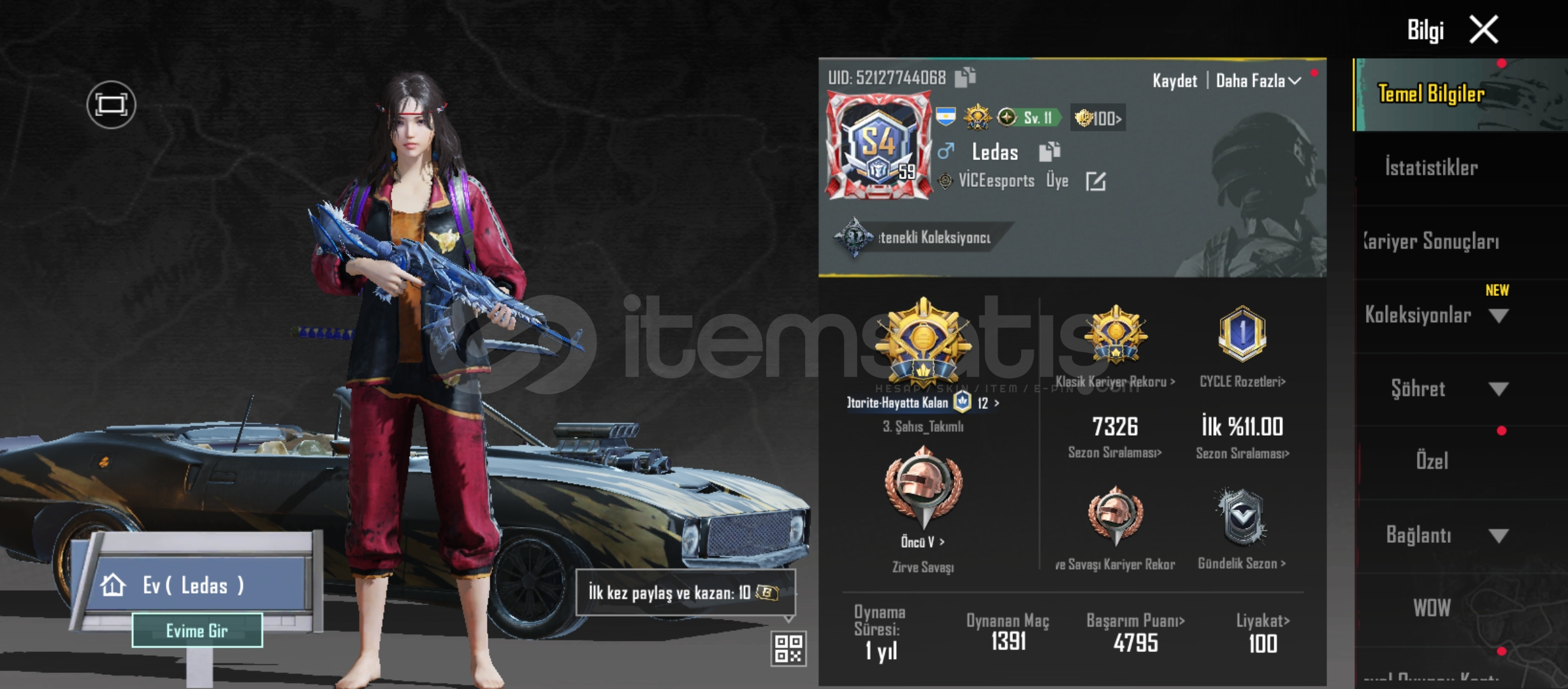 ???? PUBG Mobile Hesap Satışı – Fiyat/Performans  ???? PUBG Mobile Hesap Satışı – Fiyat/Performans