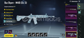 Pubg Mobile (M4 BUZ 5 Seviye) HESAP Mükkemel