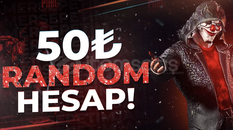 Pubg mobile random hesap 50₺