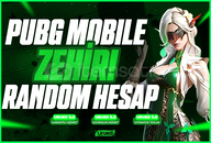 ⭐Pubg ZEHİR Random Hesap⭐