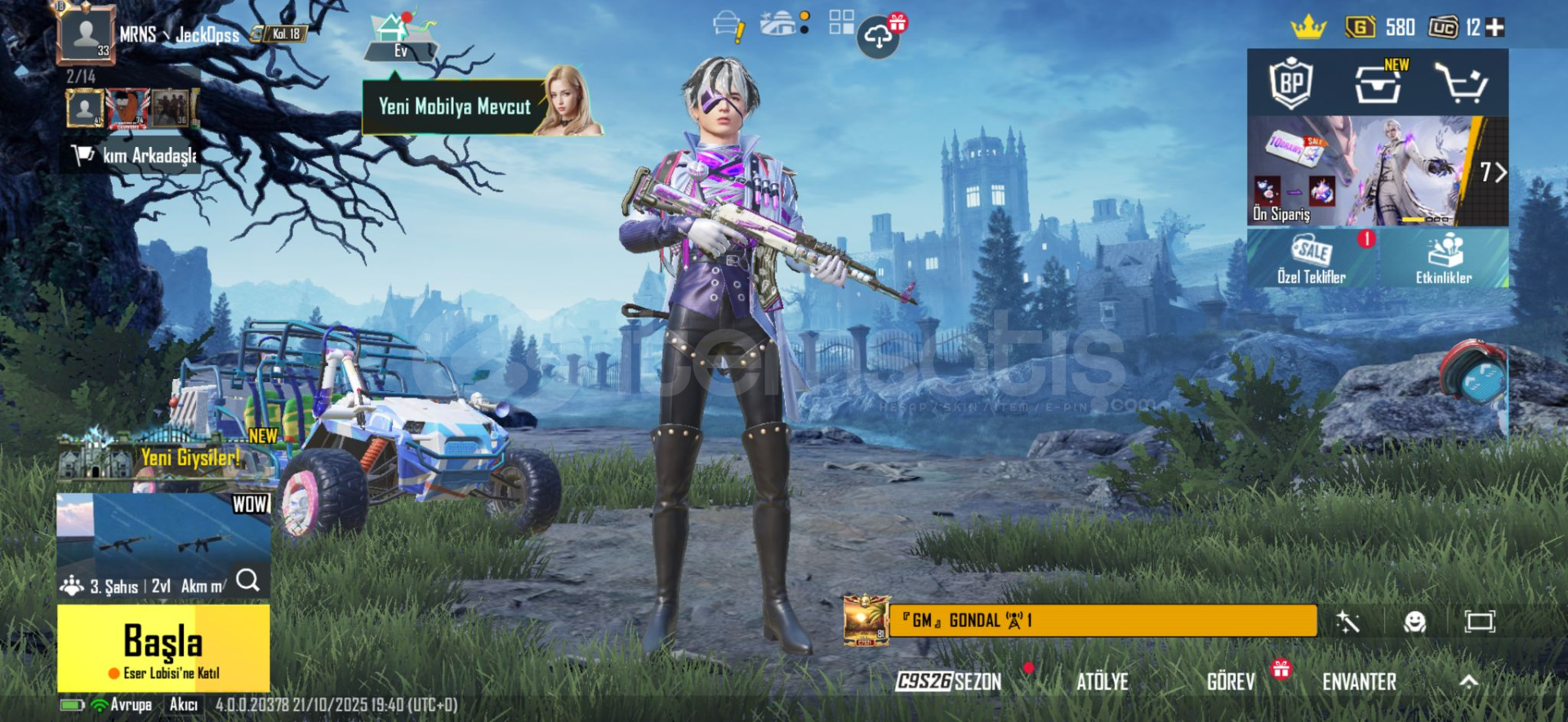 Pubg Mobile | Rp+ ve Prime Plus aktif hesap !  Pubg Mobile | Rp+ ve Prime Plus aktif hesap !