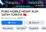 PUBG MOBİLE TÜRKİYE İSİMLİ GRUBUM SATILIKTIR
